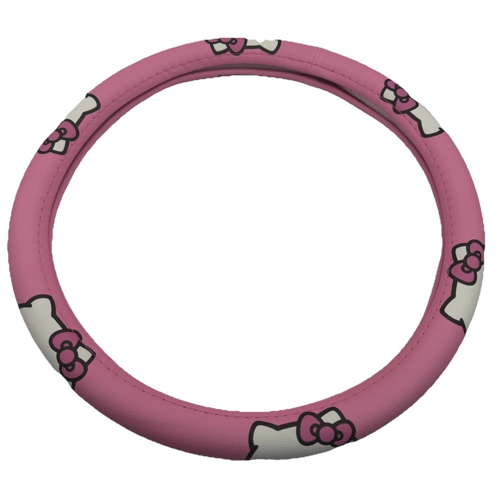 Hello Kitty HK Bear Pink Car Steering Wheel Cover Universal‎ New